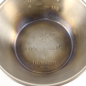 スノーピーク（snow peak） チタンシェラカップ　２個セット E-104