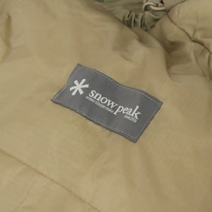 美品 
スノーピーク（snow peak） ミリタリースリーピングバッグBG BDD-050SS サンドストーン