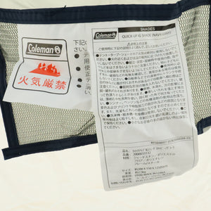 【設営確認済】 美品 
コールマン（Coleman） クイックアップIGシェード 2000033132 ネイビー／グレー