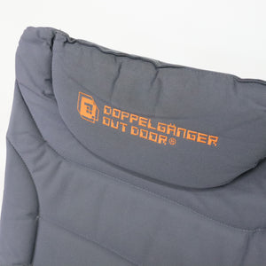 ドッペルギャンガーアウトドア（現DOD）（DOPPELGANGER OUTDOOR） アジャスタブルローチェア C1-92 ブラック／オレンジ
