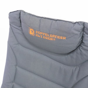 ドッペルギャンガーアウトドア（現DOD）（DOPPELGANGER OUTDOOR） アジャスタブルローチェア C1-92 ブラック／オレンジ