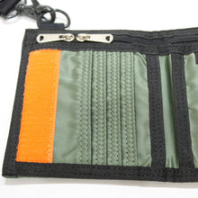 画像をギャラリービューアに読み込む, 美品 
ポーター（PORTER） PX TANKER CIGARET POCKET WALLET 376-16892 セージグリーン