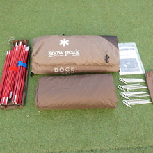 画像をギャラリービューアに読み込む, 美品  スノーピーク（snowpeak） ドックドームPro.6 SD-506 テント　6人用　補修跡あり