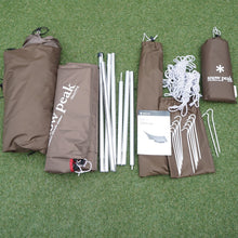 画像をギャラリービューアに読み込む, 美品  スノーピーク（snowpeak） ヘキサイーズ1＆グランドシートお得なセット SDI-101/SDI-101-1 ソロ　キャンプ ヘキサタープ・テント