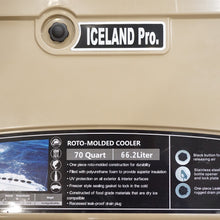 画像をギャラリービューアに読み込む, 美品  ICELAND COOLER アイスランドクーラー ハードクーラーボックス 70QT CL07001 Sand（サンド）クーラー・保温
