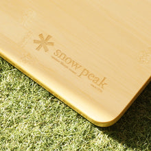 画像をギャラリービューアに読み込む, 美品  スノーピーク（snowpeak） マルチファンクションテーブルロング竹 CK-117T テーブル・チェア　アイアングリルテーブル　IGT　天板 [6/19値下げ]