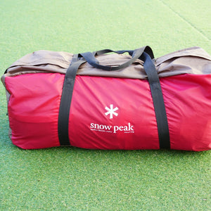 【廃番】組立確認済　美品 スノーピーク（snowpeak） タシーク TP-640 テント　小型２ルームシェルター　2人用　ソロもOK　レッド自在