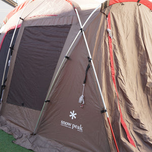 【廃番】組立確認済　美品 スノーピーク（snowpeak） タシーク TP-640 テント　小型２ルームシェルター　2人用　ソロもOK　レッド自在