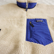 画像をギャラリービューアに読み込む, 美品  パタゴニア（patagonia） レトロX ジャケット ナチュラル・ムーンブルー メンズ　サイズM　人気カラー
