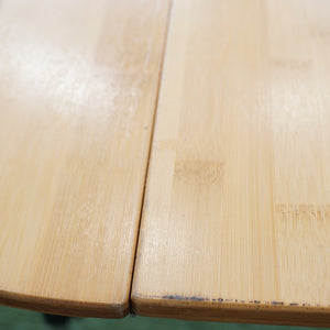 希少　組立確認済　スノーピーク（snowpeak） フォールディングテーブルオーバル竹 LV-131T テーブル・チェア　復刻前オリジナル版