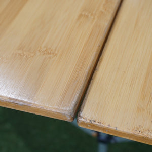 希少　組立確認済　スノーピーク（snowpeak） フォールディングテーブルオーバル竹 LV-131T テーブル・チェア　復刻前オリジナル版