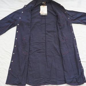 美品 スノーピーク（snowpeak） シャツワンピース SH-W00704NV ワンピース 古着 ネイビー レディース サイズ/L  [6/25値下げ]