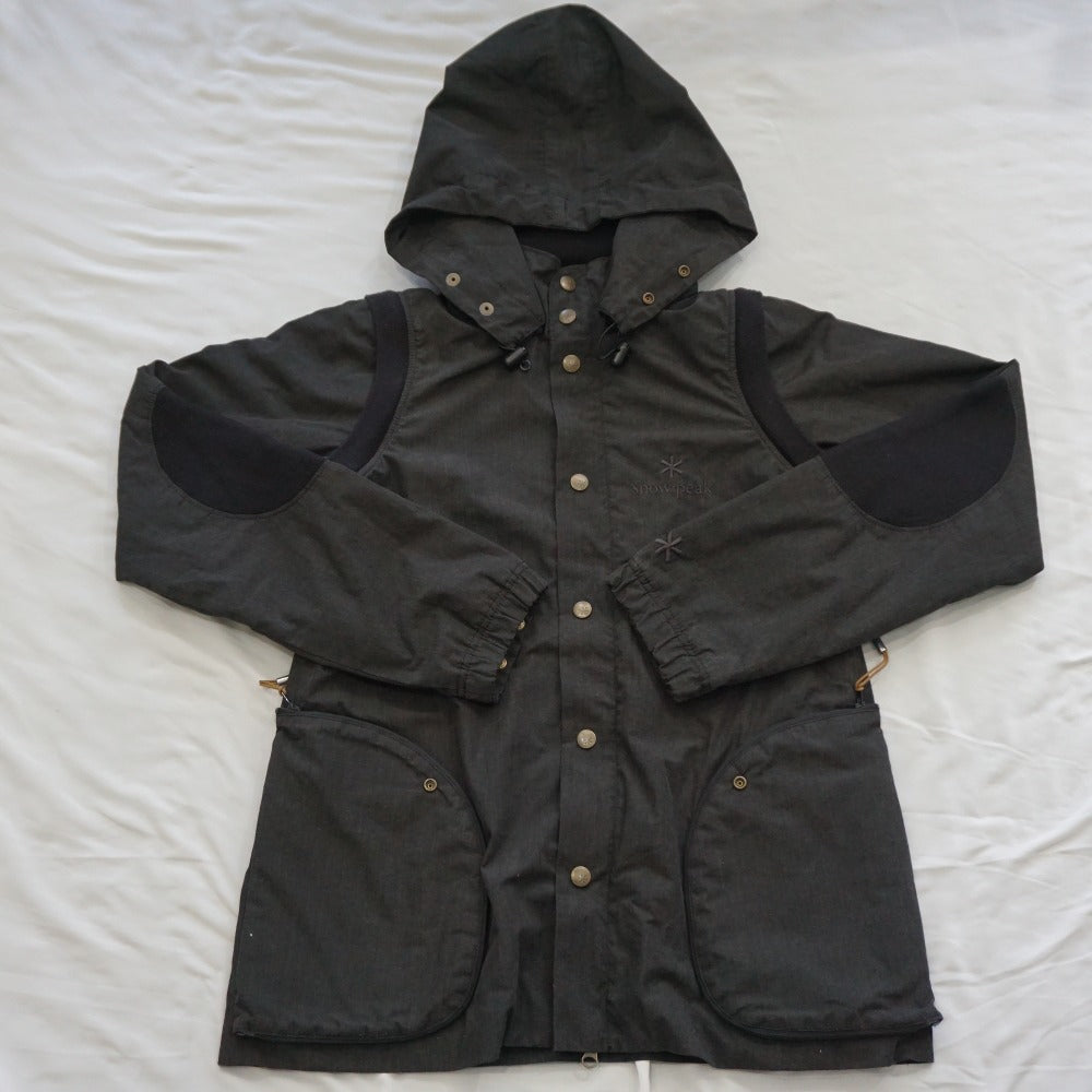 美品 スノーピーク（snowpeak） ウィメンズケブラージャケット JK-W006 アウター ジャケット 古着 ブラック レディース サイズ/L [6/19値下げ