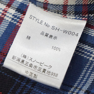 新品同様 スノーピーク（snowpeak） ウィメンズラウンドカラーシャツ SH-W004BL シャツ・ブラウス 古着 ブルー レディース サイズ/M [6/8値下げ]
