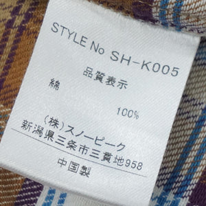 美品 スノーピーク（snowpeak） キッズウエスタンシャツ SH-K005 シャツ・ブラウス 古着 イエロー キッズ サイズ/130 [6/25値下げ]