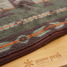 画像をギャラリービューアに読み込む, スノーピーク（snowpeak）PENDLETON　ペンドルトン ブランケット SI-19AU001OL ムチャチョ ストームパターン　ウール素材　オリーブ