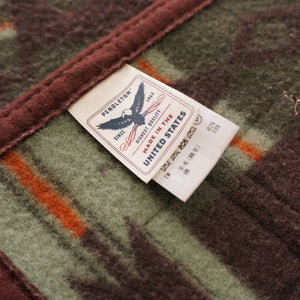 スノーピーク（snowpeak）PENDLETON　ペンドルトン ブランケット SI-19AU001OL ムチャチョ ストームパターン　ウール素材　オリーブ