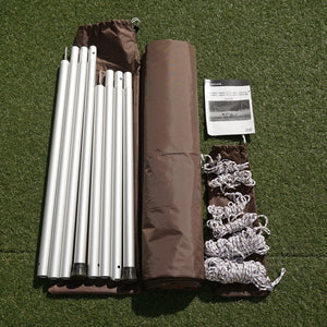 美品  スノーピーク（snowpeak） HDタープシールドヘキサL TP-862 タープ　ポール付き280cm、240cm　大型ヘキサタープ　6人
