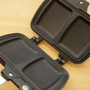 【人気商品】美品  スノーピーク（snowpeak） ホットサンドクッカートラメジーノ　ブラック PG-120 調理器具 ホットサンドメーカー ポイントギフト 非売品