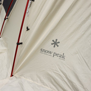 【組立確認済】限定品のため入手困難　新品同様  スノーピーク（snowpeak） ランドロックアイボリーレッドフレーム FES-671 テント　４～６人　2ルーム