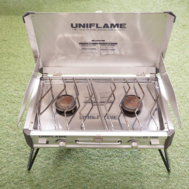 【動作確認済】ユニフレーム（UNIFLAME） ツインバーナー US-1900 ストーブ・コンロ ツーバーナー キャンプ