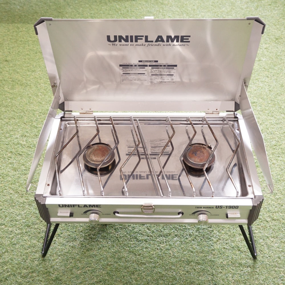 【動作確認済】ユニフレーム（UNIFLAME） ツインバーナー US-1900 ストーブ・コンロ ツーバーナー キャンプ