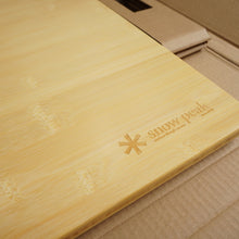 画像をギャラリービューアに読み込む, 未使用  スノーピーク（snowpeak） マルチファンクションテーブルロング竹 CK-117T テーブル・チェア　アイアングリルテーブル　IGT　オプション　天板