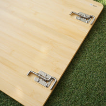 画像をギャラリービューアに読み込む, 美品  スノーピーク（snowpeak） マルチファンクションテーブル ロング竹 CK-117T テーブル・チェア　アイアングリルテーブル　天板　[5/13値下げ]