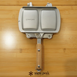 【人気商品】美品  スノーピーク（snowpeak） ホットサンドクッカートラメジーノ GR-009 調理器具　ホットサンドメーカー