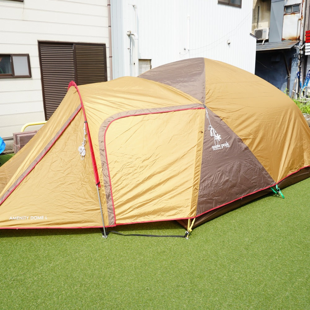 【組立確認済】美品  スノーピーク（snowpeak） アメニティドームL SDE-003R テント　キャンプ ドーム型 4〜6人向け　ファミリーに最適