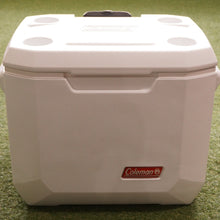 画像をギャラリービューアに読み込む, 美品  コールマン（Coleman） ホイールクーラー50QT クーラー・保温　ホワイト　47L　軽々運搬