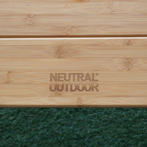ニュートラルアウトドア（NEUTRAL OUTDOOR） バタフライテーブル NT-BT11 折り畳みテーブル キャンプテーブル　バンブー　竹