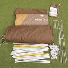 画像をギャラリービューアに読み込む, 美品  スノーピーク（snowpeak） アメニティドームM SDE-001 テント 〜4人 エントリーライン 定番　キャンプテント　防災