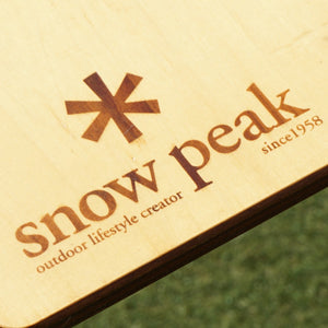 スノーピーク（snowpeak） ワンアクションテーブル　シナベニア LV-010 テーブル・チェア　定番折り畳みテーブル　二つ折り