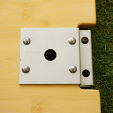 画像をギャラリービューアに読み込む, 美品  スノーピーク（snowpeak） マルチアファンクションテーブルコーナーR竹 CK-119T テーブル・チェア アイアングリルテーブルIGT専用オプション