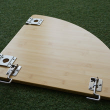 画像をギャラリービューアに読み込む, 美品  スノーピーク（snowpeak） マルチアファンクションテーブルコーナーR竹 CK-119T テーブル・チェア アイアングリルテーブルIGT専用オプション