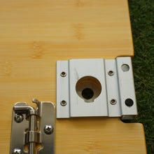 画像をギャラリービューアに読み込む, 美品  スノーピーク（snowpeak） マルチアファンクションテーブルコーナー竹（L） CK-118T テーブル・チェア　アイアングリルテーブルIGT専用オプション