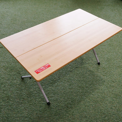 美品  スノーピーク（snowpeak） ワンアクションローテーブル竹 LV-100T テーブル・チェア　人気のロースタイル