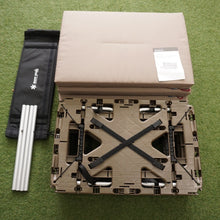 画像をギャラリービューアに読み込む, 美品  スノーピーク（snowpeak） ラックソットマルチスターターセット＆ギアトートM SET-200/BG-016 テーブル・チェア　ソファ・コット・ラック