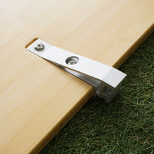 画像をギャラリービューアに読み込む, 新品同様  スノーピーク（snowpeak） ラウンジスライドトップ竹 CK-155T テーブル・チェア　IGTアイアングリルテーブル専用オプション品