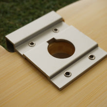 画像をギャラリービューアに読み込む, 新品同様  スノーピーク（snowpeak） ラウンジスライドトップ竹 CK-155T テーブル・チェア　IGTアイアングリルテーブル専用オプション品