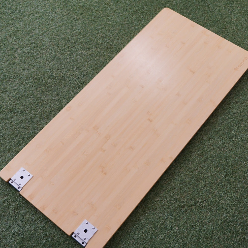 美品  スノーピーク（snowpeak） マルチファンクションテーブルロング竹 CK-117T テーブル・チェア　IGTアイアングリルテーブル専用オプション　天板