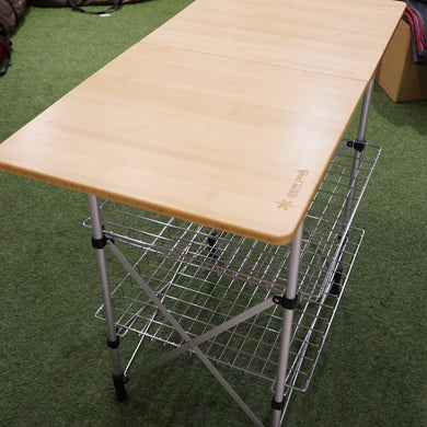 新品同様  廃盤　希少品　スノーピーク（snowpeak） フィールドキッチンテーブル竹 CK-012T テーブル・チェア