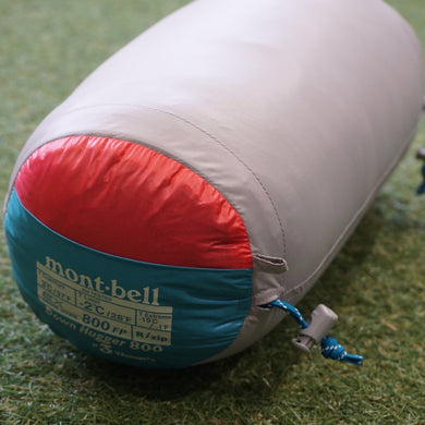 美品  モンベル（mont-bell） ダウンハガー800　Women's #3  1121178 寝袋・寝具 ターコイズ　ウィメンズ　レディース　 [最低使用温度-2度]