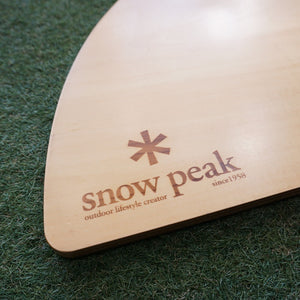 【旧品　レア】美品  スノーピーク（snowpeak） マルチファンクションテーブル　コーナーR シナベニヤ　CK-119 テーブル・チェア　IGTオプション