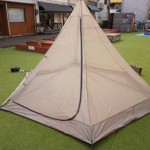 【組立確認済】 美品  ドッペルギャンガーアウトドア（DOPPELGANGER OUTDOOR） ワンポールテント T5-47 テント