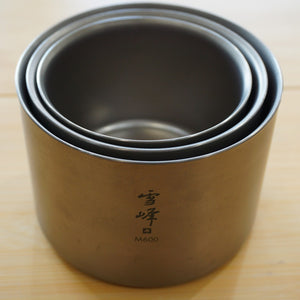 希少アイテム　美品  スノーピーク（snowpeak） スタッキングマグ雪峰Mセット TW-136 食器・テーブルウェア
