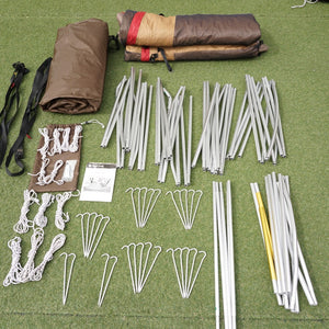 【組立確認済】美品 スノーピーク（snowpeak） ランドロック 　旧カラー TP-670 テント　2ルーム 6人用　旧品　廃盤カラー　大型テント　補修跡あり