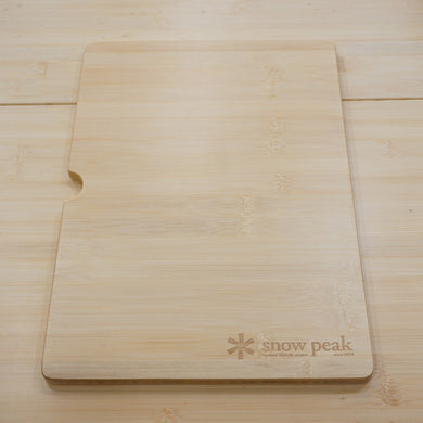 美品  スノーピーク（snowpeak） ウッドテーブルS竹 CK-125T テーブル・チェア　アイアングリルテーブル　IGT　オプション　天板