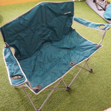 美品   サウスフィールド(SOUTH FIELD)　ダブルコンパクトチェア テーブル・チェア　二人掛け　ペア　アウトドア　屋外イベント